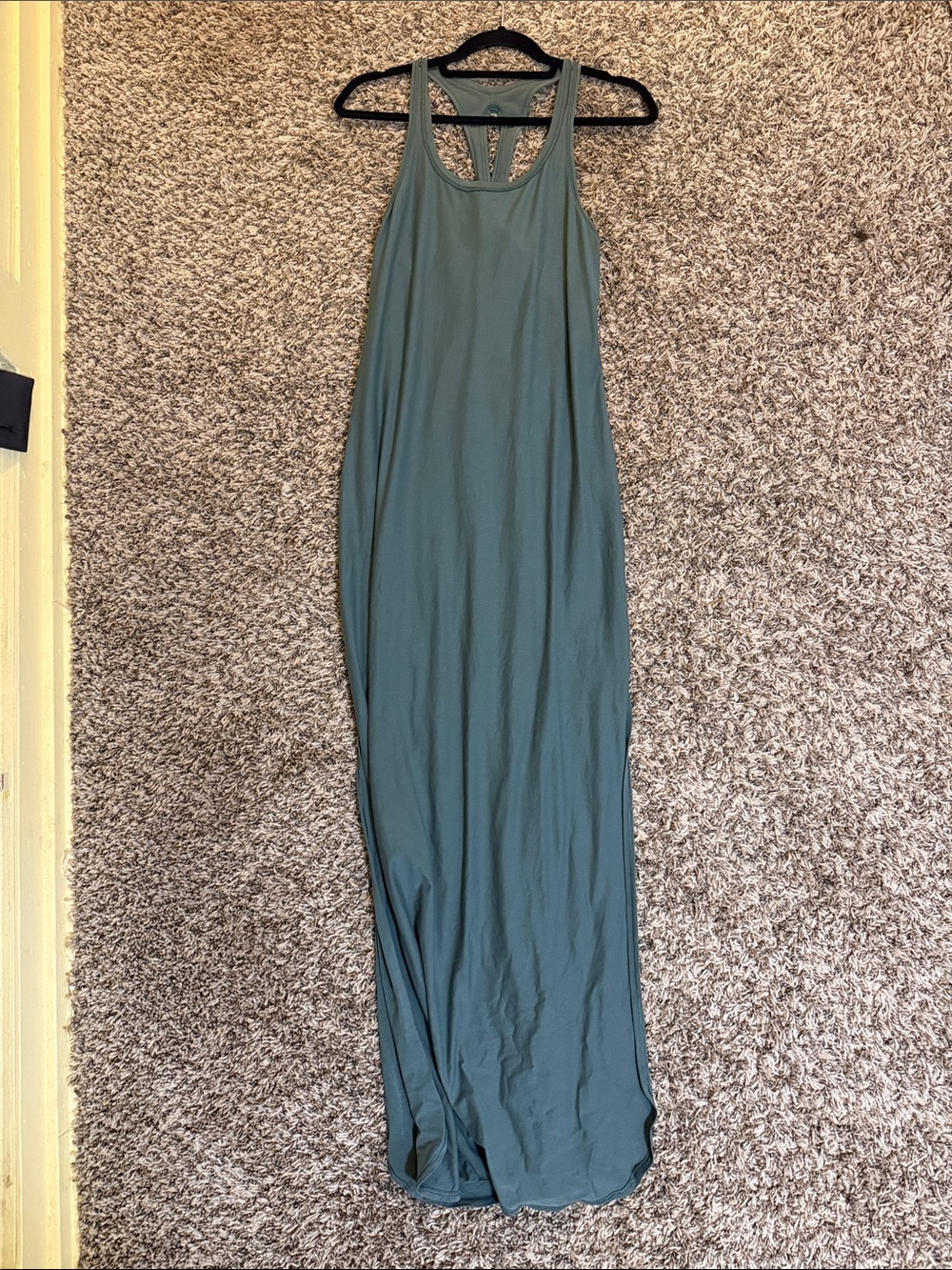 lululemon athletica Racerback Maxi Dress in Teal Green